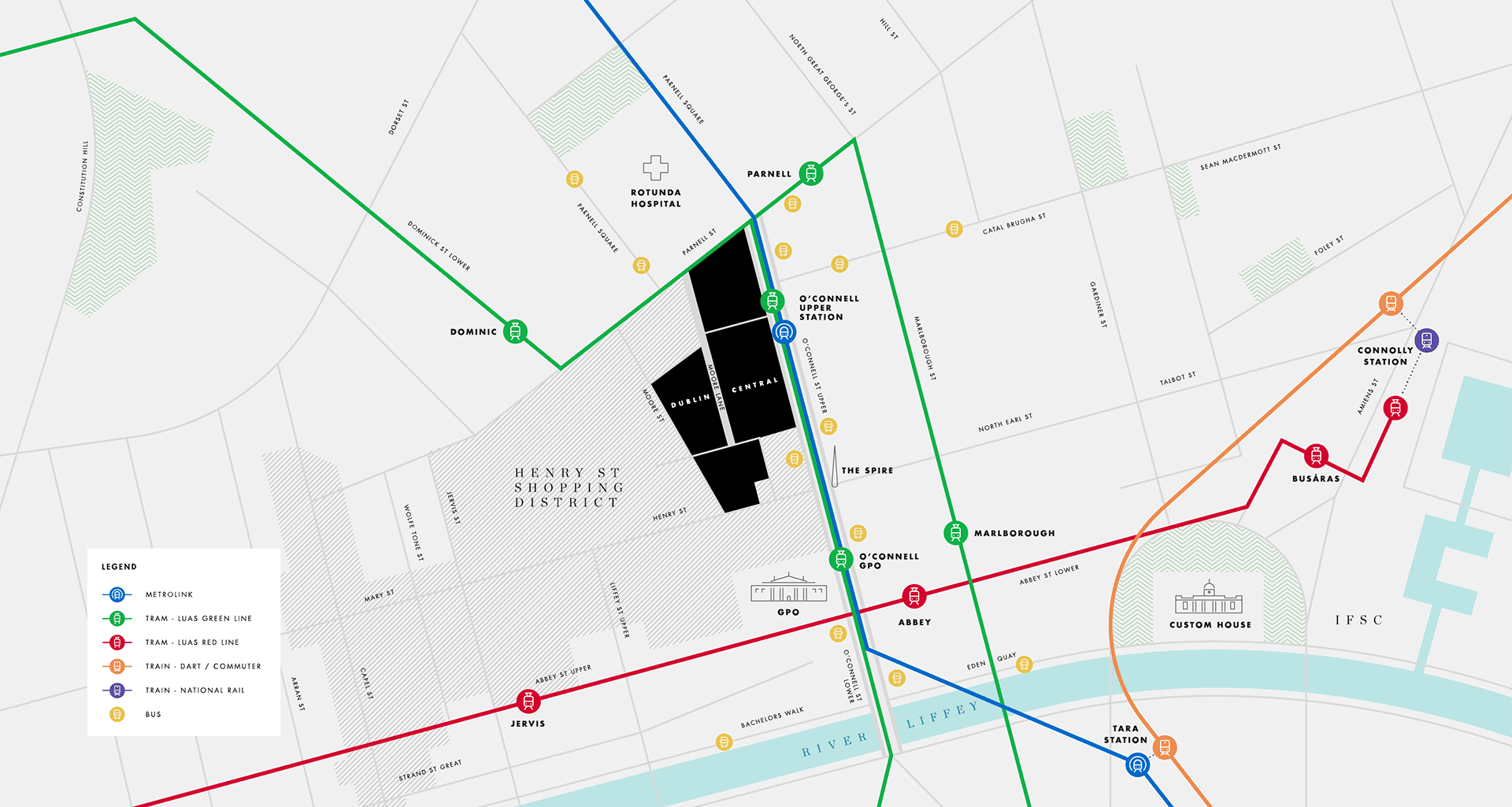 Dublin Central Location